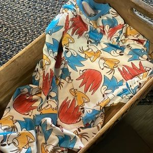 Sonic the Hedgehog pajamas, 5T, new with the tags but not attached
